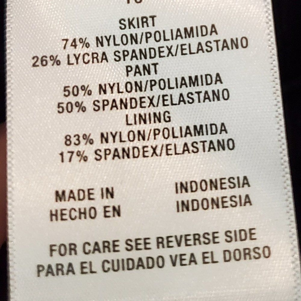 NWT Swim Skirt Dreamsuit by Miracle Brands Black Control Fabric Swimsuit Bottoms - Picture 6 of 10